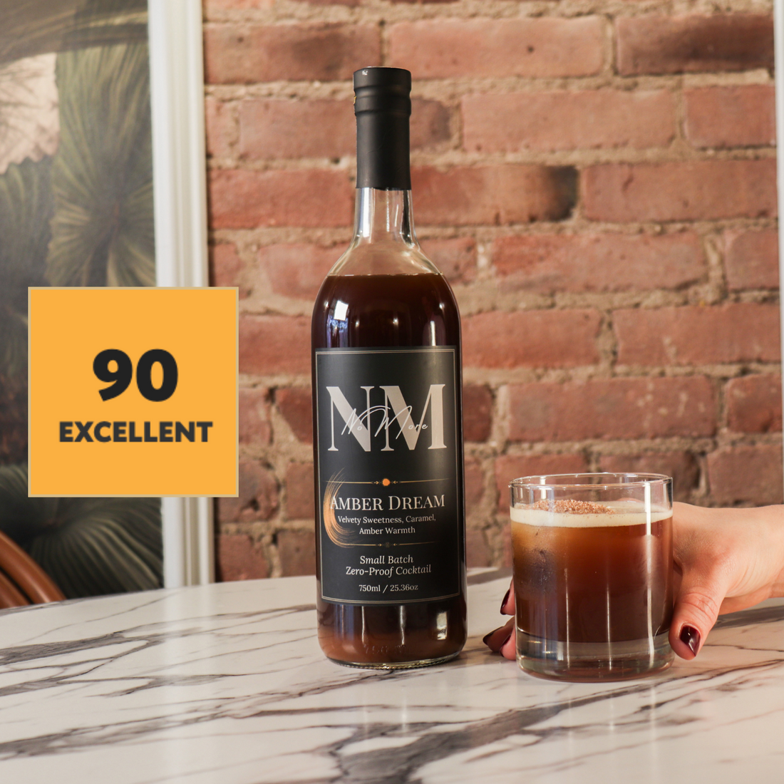 No More's Amber Dream  -  Small Batch Zero-Proof Cocktail
